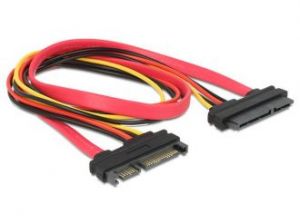 PRZEDŁUŻACZ SATA DATA(M/F)+ZASILANIE 50CM DELOCK