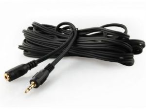 PRZEDŁUŻACZ MINIJACK M/F 5M GOLD GEMBIRD STEREO