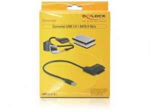 ADAPTER USB(AM) 3.0->SATA-22PIN 6GB/S +ZASILANIE DELOCK