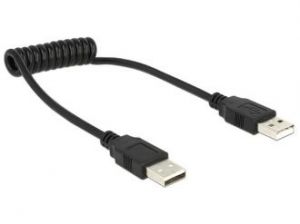 KABEL USB AM-AM 2.0 SPIRALA 20-60CM DELOCK