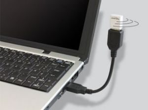 PRZEDŁUŻACZ USB AM-AF 2.0 PROFILOWANY (SPRĘŻYNA) 16CM DELOCK