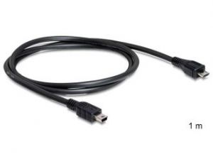 KABEL USB MICRO BM-MINI(M) 2.0 1M BLACK DELOCK