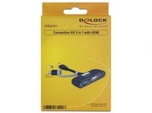 ADAPTER USB MICRO BM X2->AF USB 2.0 OTG+HDMI+SDHC MICRO SD CARD READER
