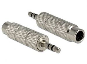 ADAPTER JACK STEREO 3.5MM(M)->6.35MM(F)
