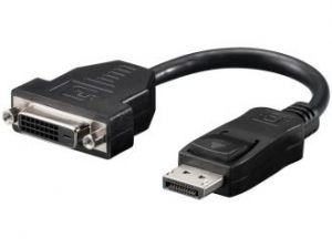 ADAPTER DISPLAYPORT(M)->DVI-D(F)(24+1) DUAL LINK 20CM