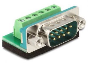 ADAPTER TERMINAL BLOCK (6PIN)->DB9/COM(M) DELOCK