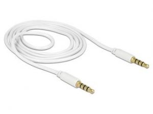 KABEL MINIJACK 4 PIN M/M 1M FOR IPHONE 1M BIAŁY
