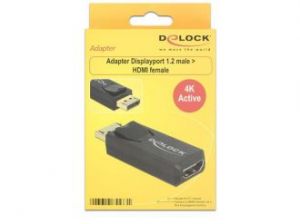 ADAPTER DISPLAYPORT 1.2->HDMI AKTYWNY 4K BLACK