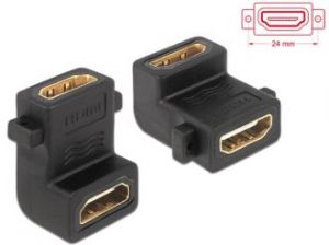 ADAPTER HDMI(F)->HDMI(F) V1.4 KĄTOWY 90\\" DELOCK