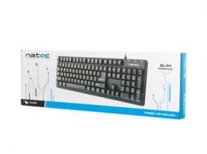 KLAWIATURA NATEC HAKE BLACK USB US LAYOUT