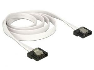 KABEL SATA DATA III (6GB/S) 30CM FLEXI WHITE DELOCK