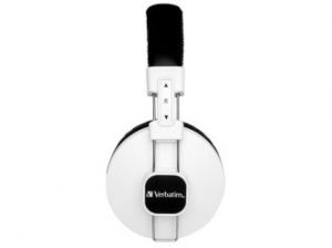 SŁUCHAWKI VERBATIM NAUSZNE BLUETOOTH +MIKROFON BIAŁE
