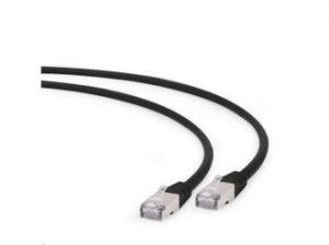 PATCHCORD KAT.6A 0.25M BLACK LSZH GEMBIRD