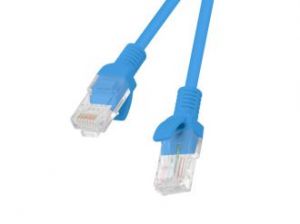 PATCHCORD KAT5E 5M NIEBIESKI LANBERG