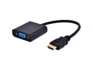 ADAPTER HDMI-A(M)->VGA(F)+AUDIO NA KABLU GEMBIRD
