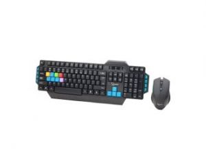 KLAWIATURA DLA GRACZY +MYSZ US LAYOUT BEZPRZEWODOWA GEMBIRD