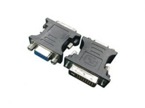 ADAPTER DVI-A(M)(24+5) DUAL LINK->VGA(15F) CZARNE GEMBIRD