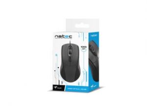 MYSZ PRZEWODOWA NATEC RUFF OPTYCZNA BLACK OEM 1000 DPI
