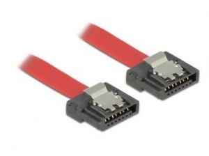 KABEL SATA DATA III (6GB/S) 10CM FLEXI RED DELOCK