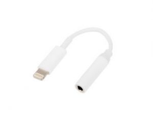 ADAPTER JACK STEREO 3.5MM(F) -> LIGHTNING(M) WHITE GEMBIRD