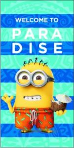 Ręcznik plażowy szybkoschnący Minionki